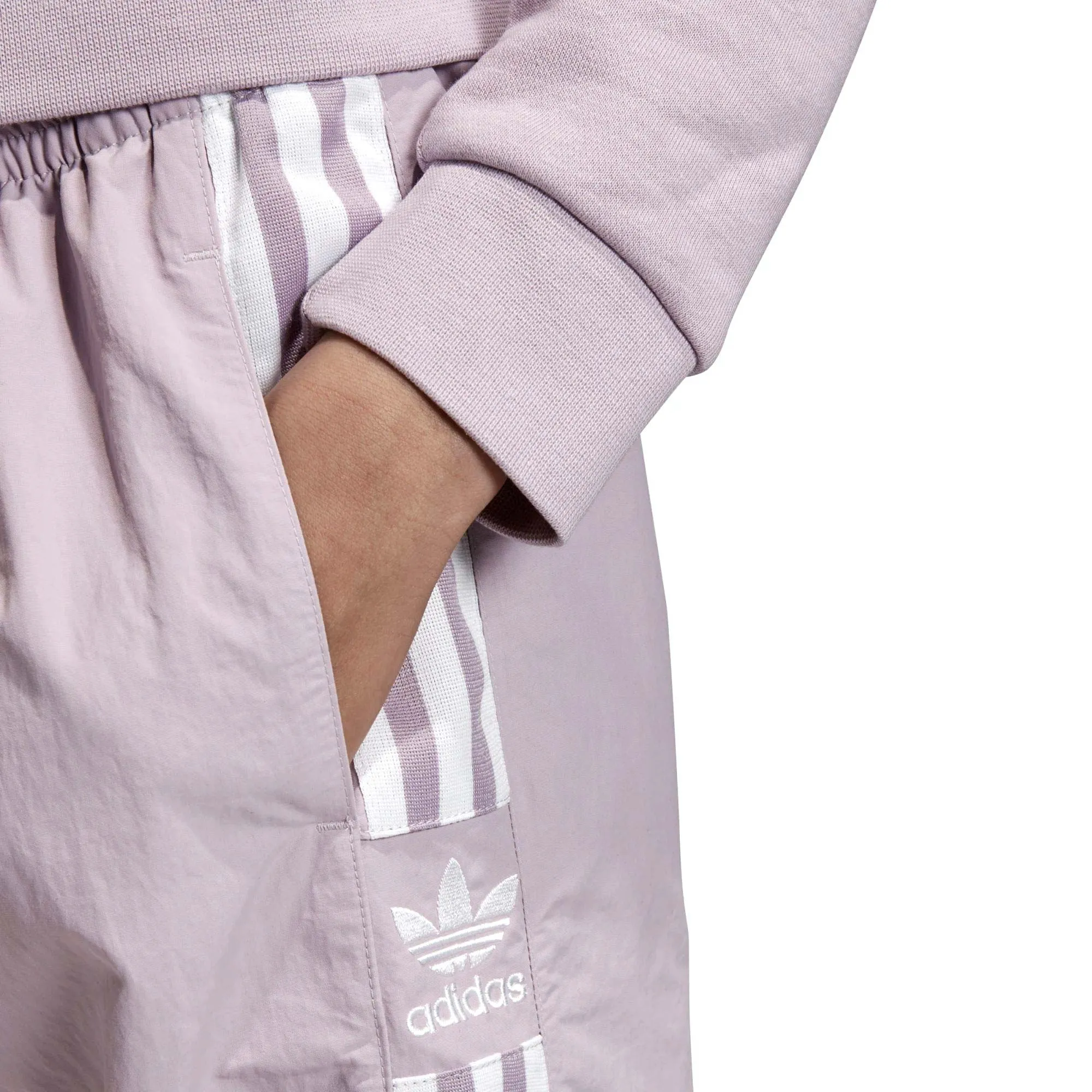 Adidas New Icon Kid's Track Pants Soft Vision-White