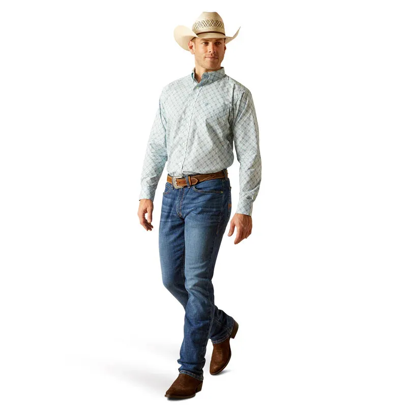 Ariat Mens Pro Series Eamon LS Shirt | Blue Heaven