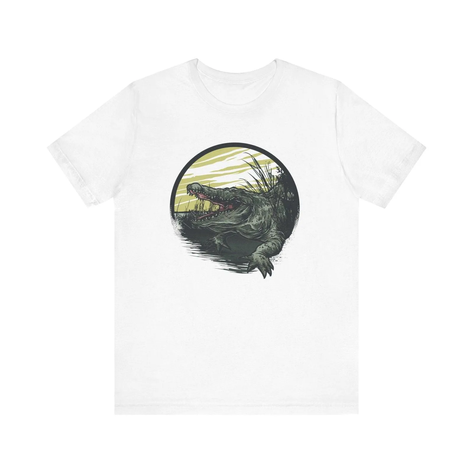 Beach Swamp Predator Alligator T Shirt