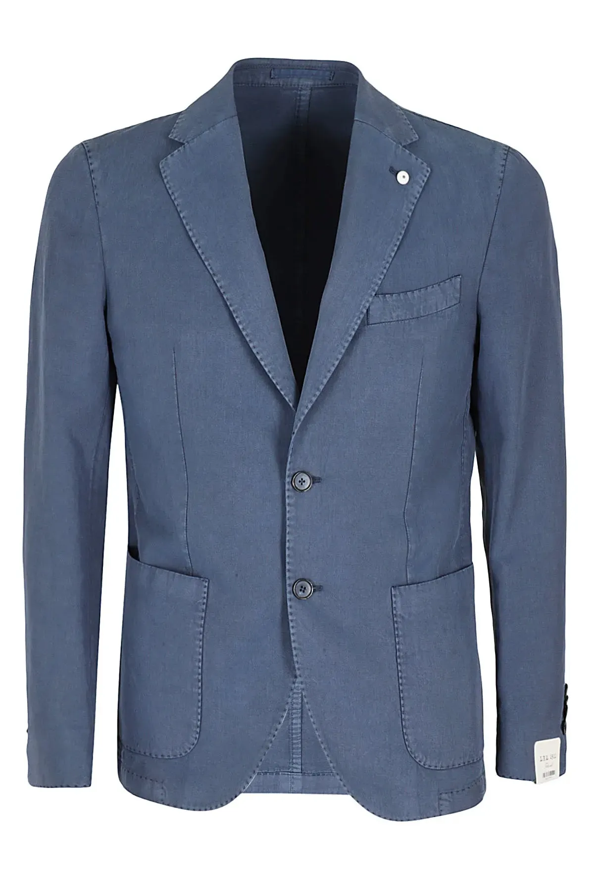 Blue Lyocell & Linen Unconstructed Jacket - LBM 1911