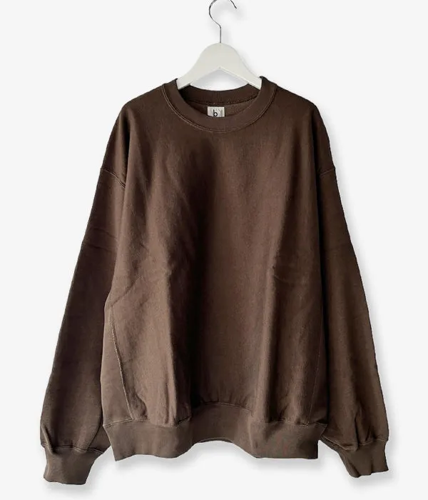 blurhms ROOTSTOCK/SOFT&HARD CREW-NECK P/O BIG (KhakiBrown)