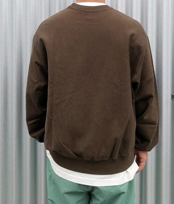 blurhms ROOTSTOCK/SOFT&HARD CREW-NECK P/O BIG (KhakiBrown)