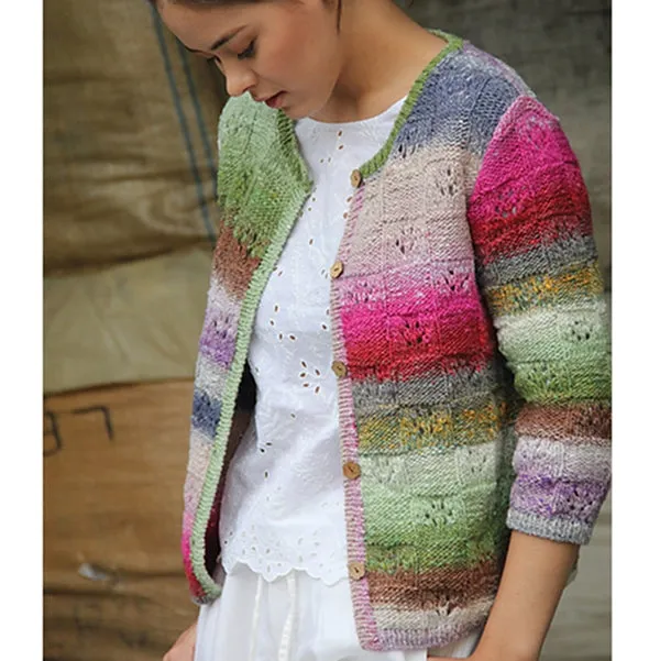 Boxy Cardigan Knitting Kit with Tsubame Yarn