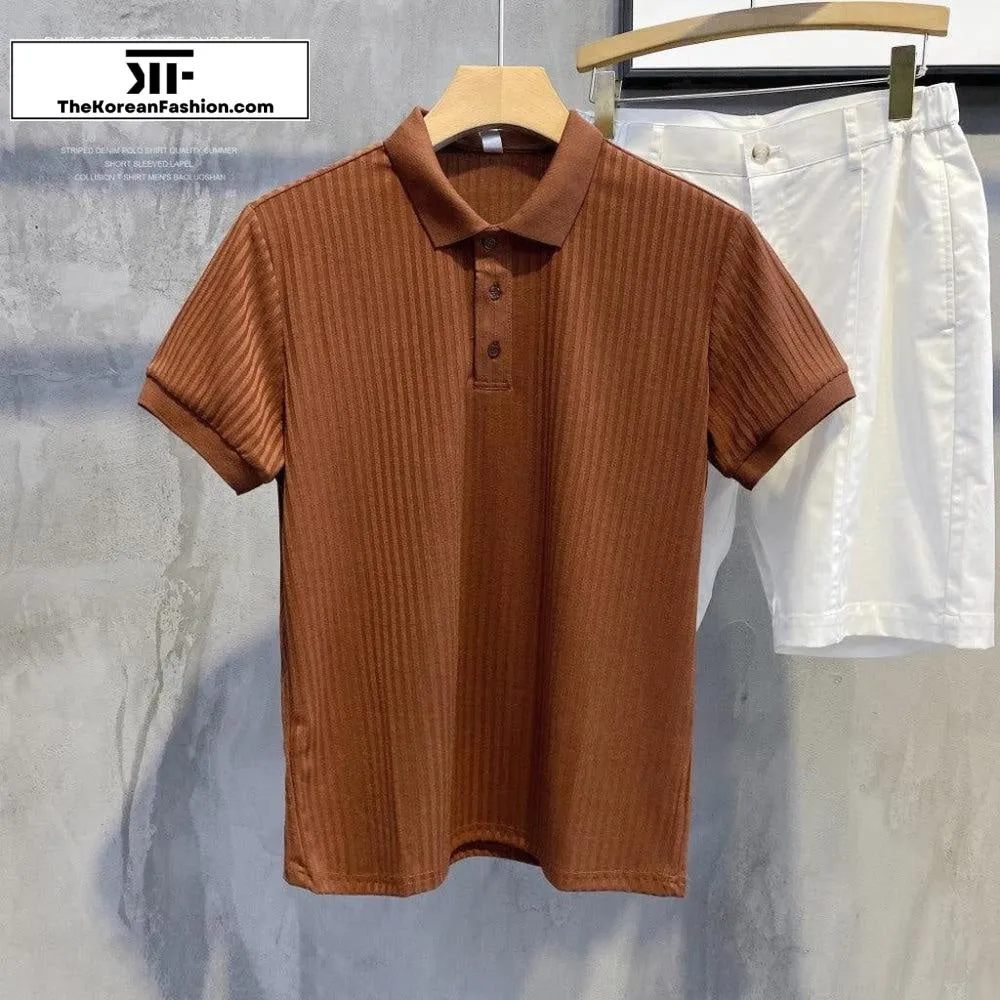 Breathable Lapel Polo T-Shirt