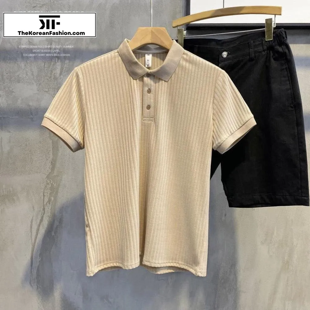 Breathable Lapel Polo T-Shirt