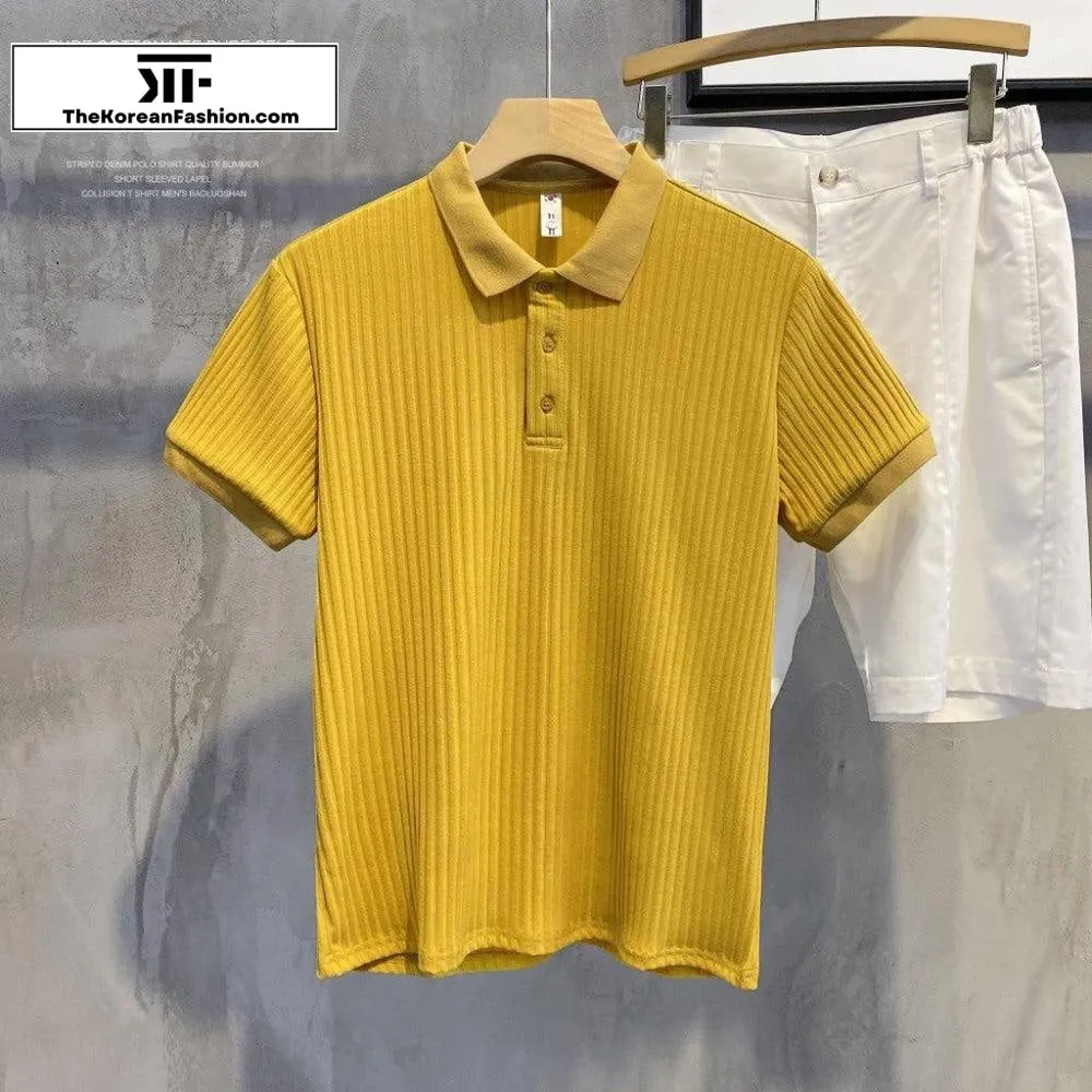 Breathable Lapel Polo T-Shirt