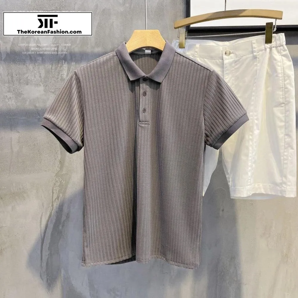 Breathable Lapel Polo T-Shirt