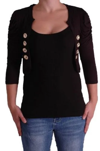 Celeste Military Open Front Cardigan