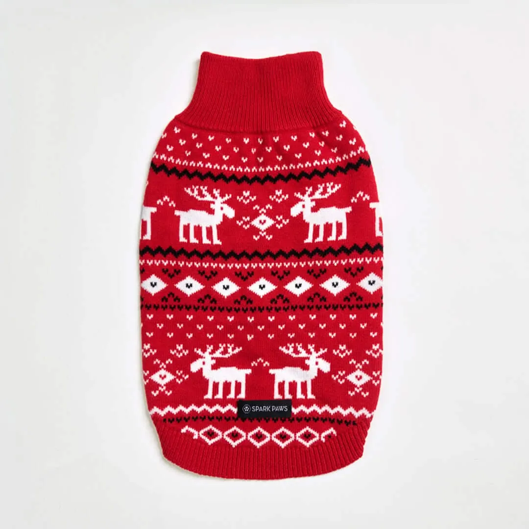 Christmas Dog Knit Sweater