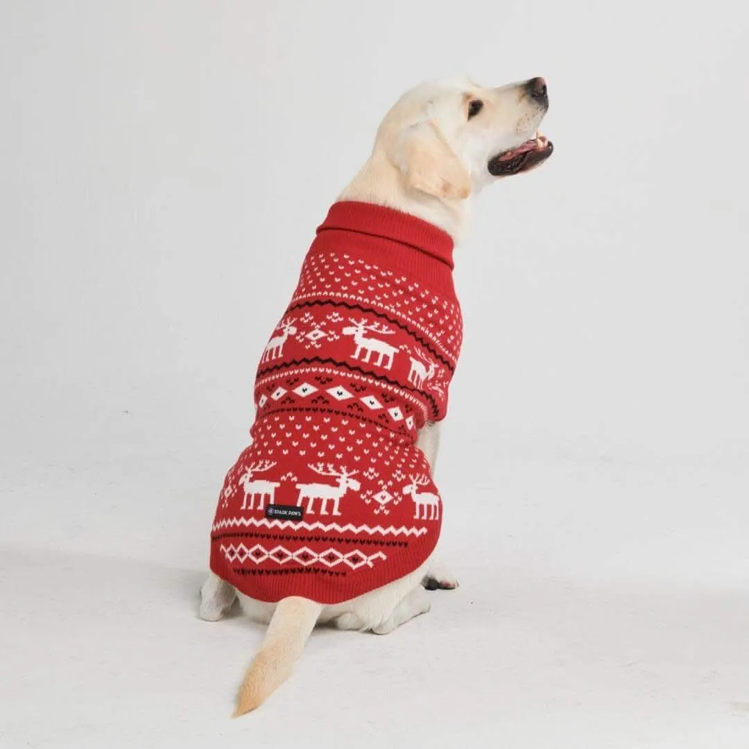 Christmas Dog Knit Sweater