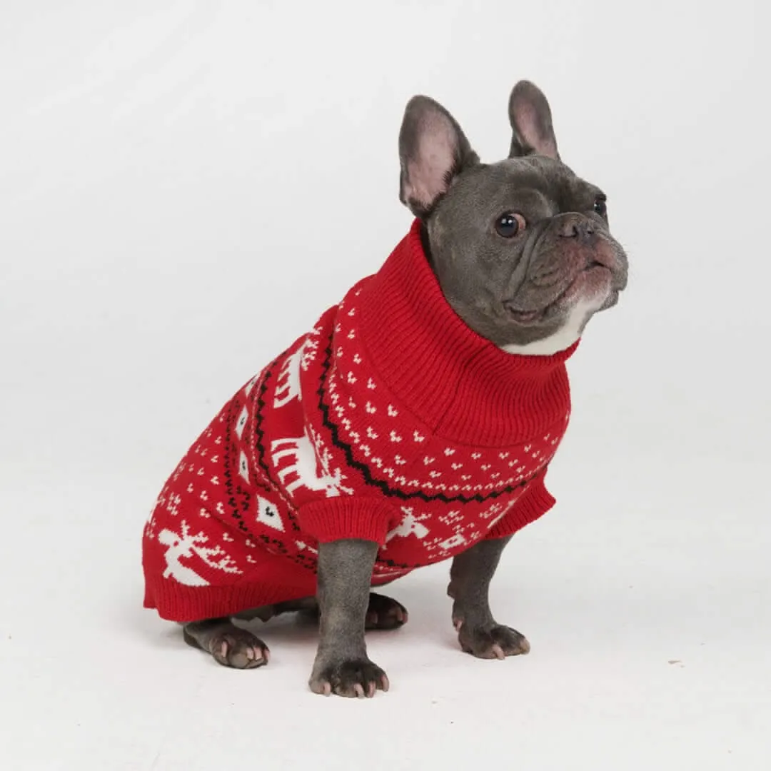 Christmas Dog Knit Sweater