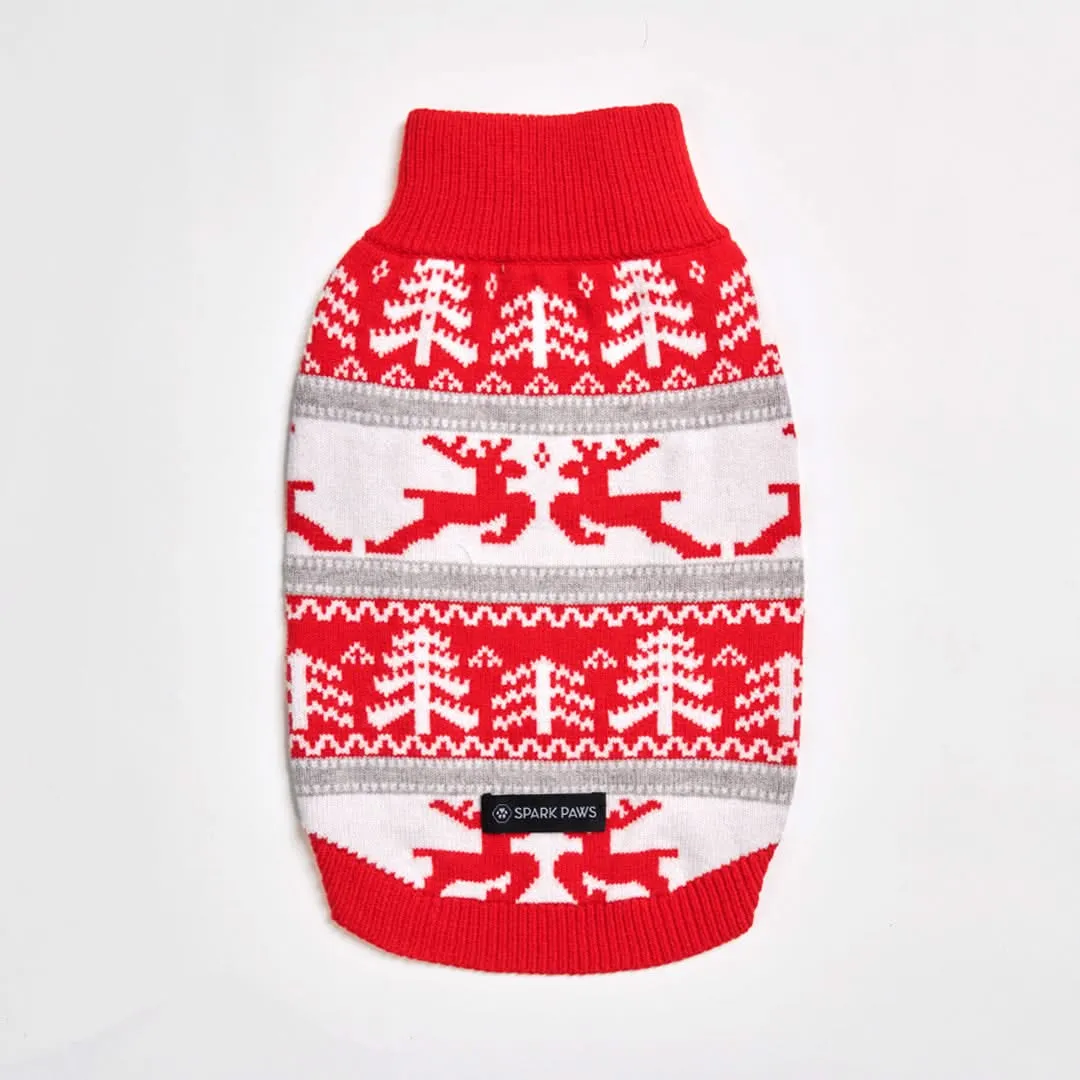 Christmas Dog Knit Sweater