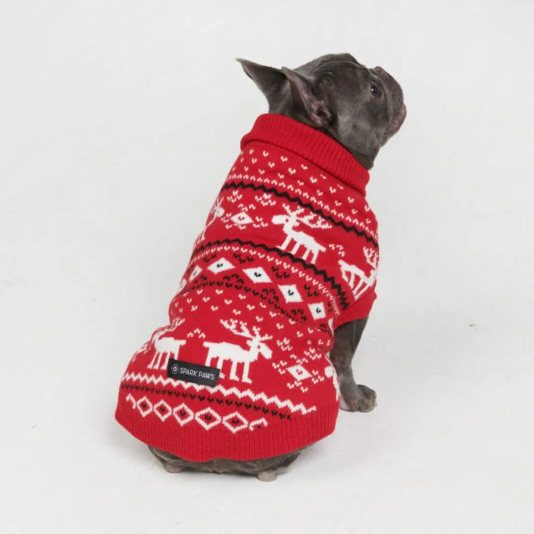 Christmas Dog Knit Sweater