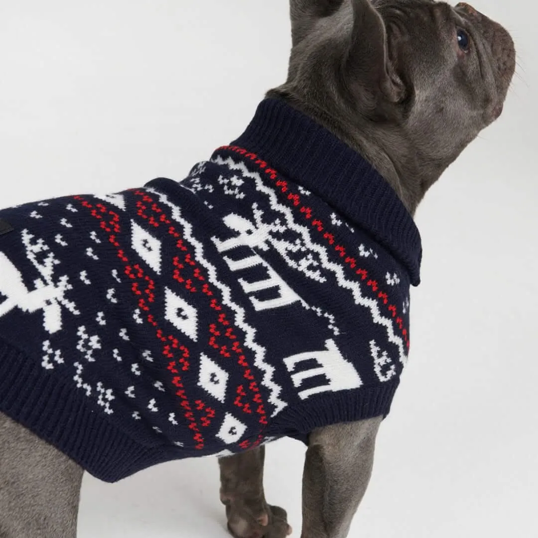 Christmas Dog Knit Sweater