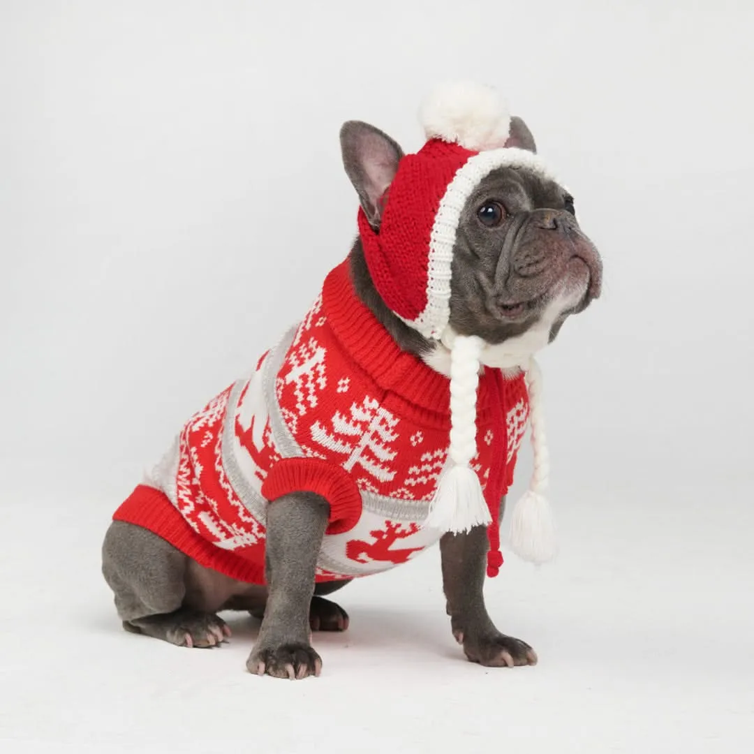 Christmas Dog Knit Sweater