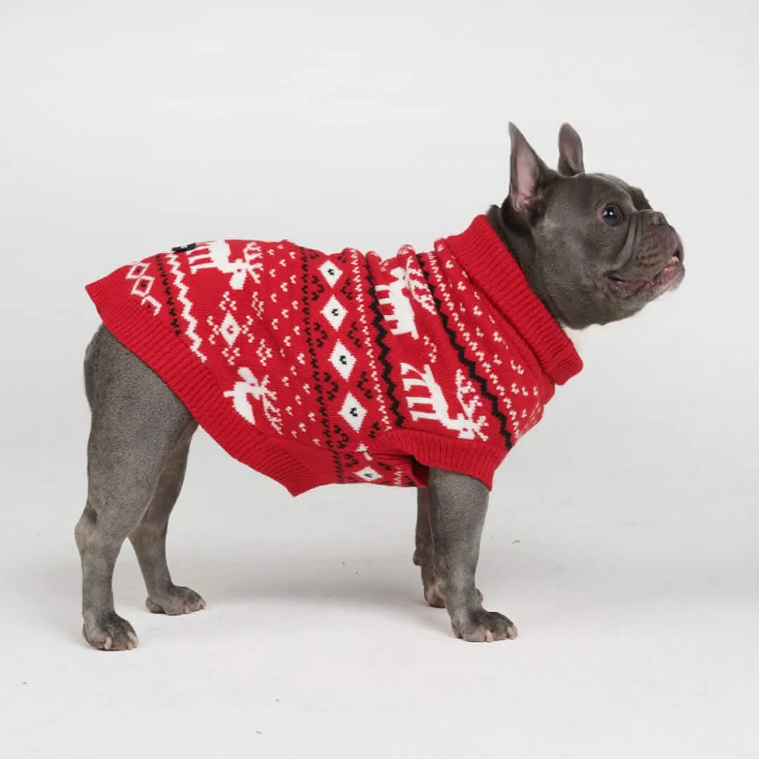 Christmas Dog Knit Sweater