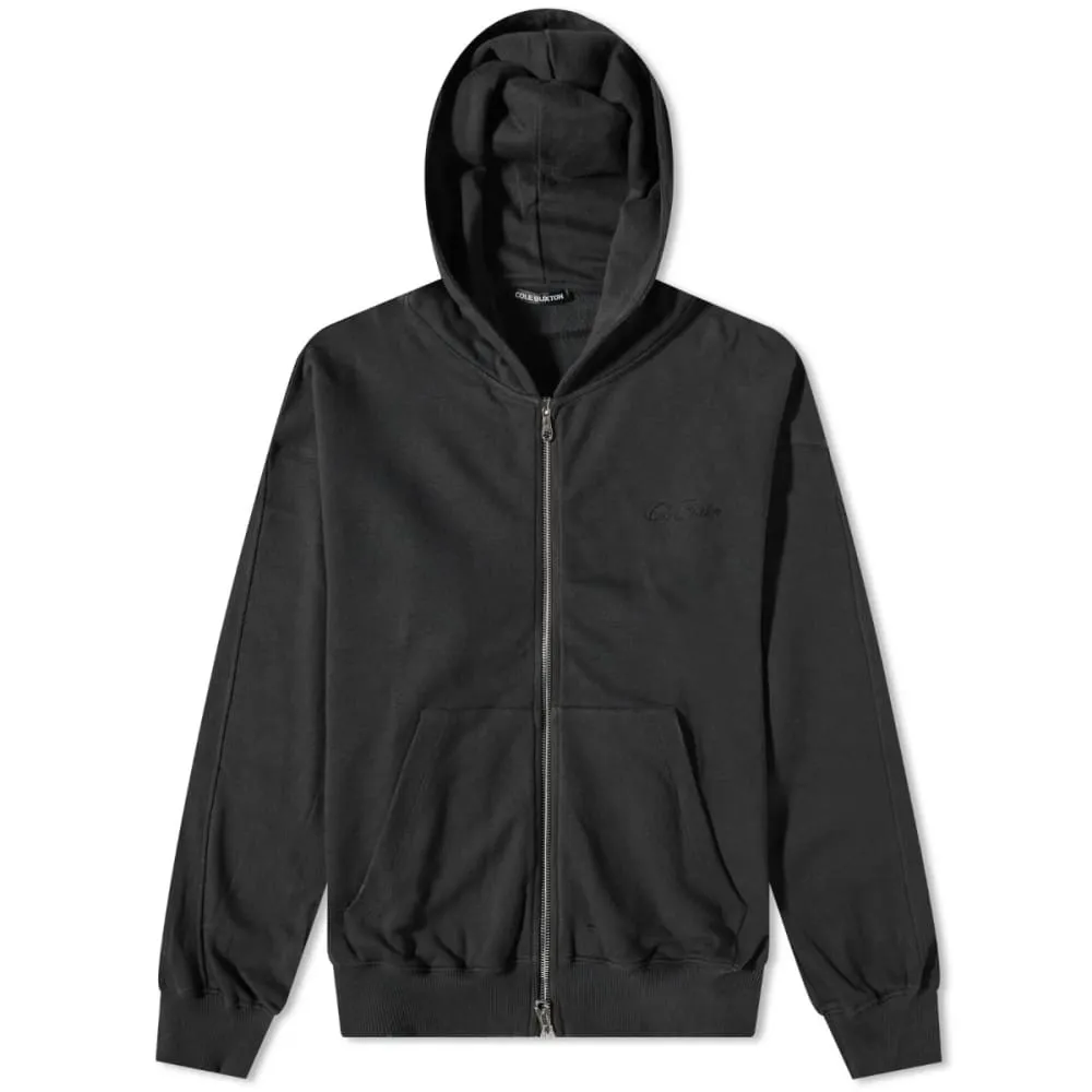 Cole Buxton Lightweight Zip Sweatshirt, Black