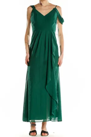 Emerald Green Flowy Maxi Dress