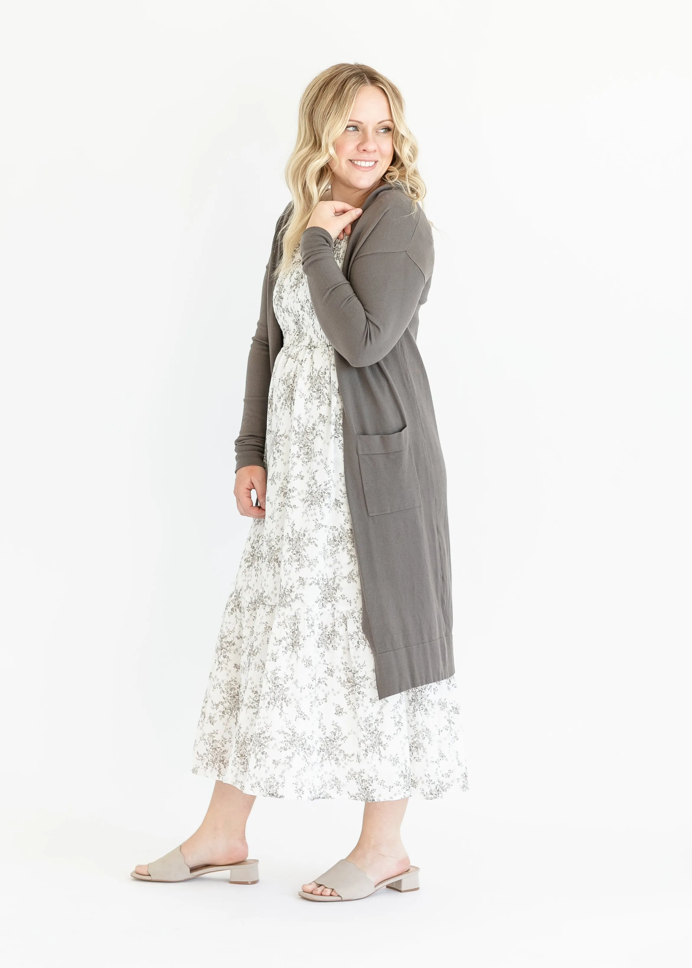 Essential Long   Soft Cardigan - FINAL SALE