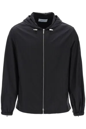 Ferragamo Logo Nylon Windbreaker Jacket