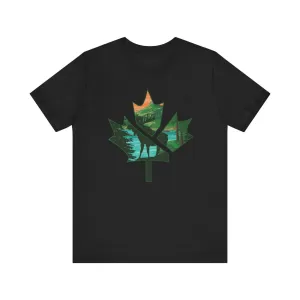 Flower Nature in Maple Leaf T Shirt