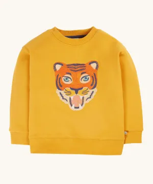 Frugi Superb Stitched Sweatshirt - Gold/Tiger