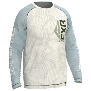 FXR 212086-0151-10 M Derby Air UPF Longsleeve Tee Lightweight Sunshield Bone Ice Camo -