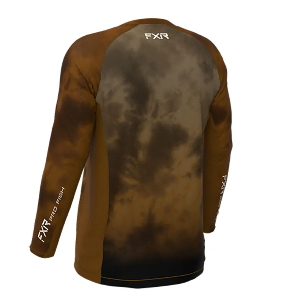 FXR Big Treble Air UPF Longsleeve T-Shirt Copper/Bass Orange