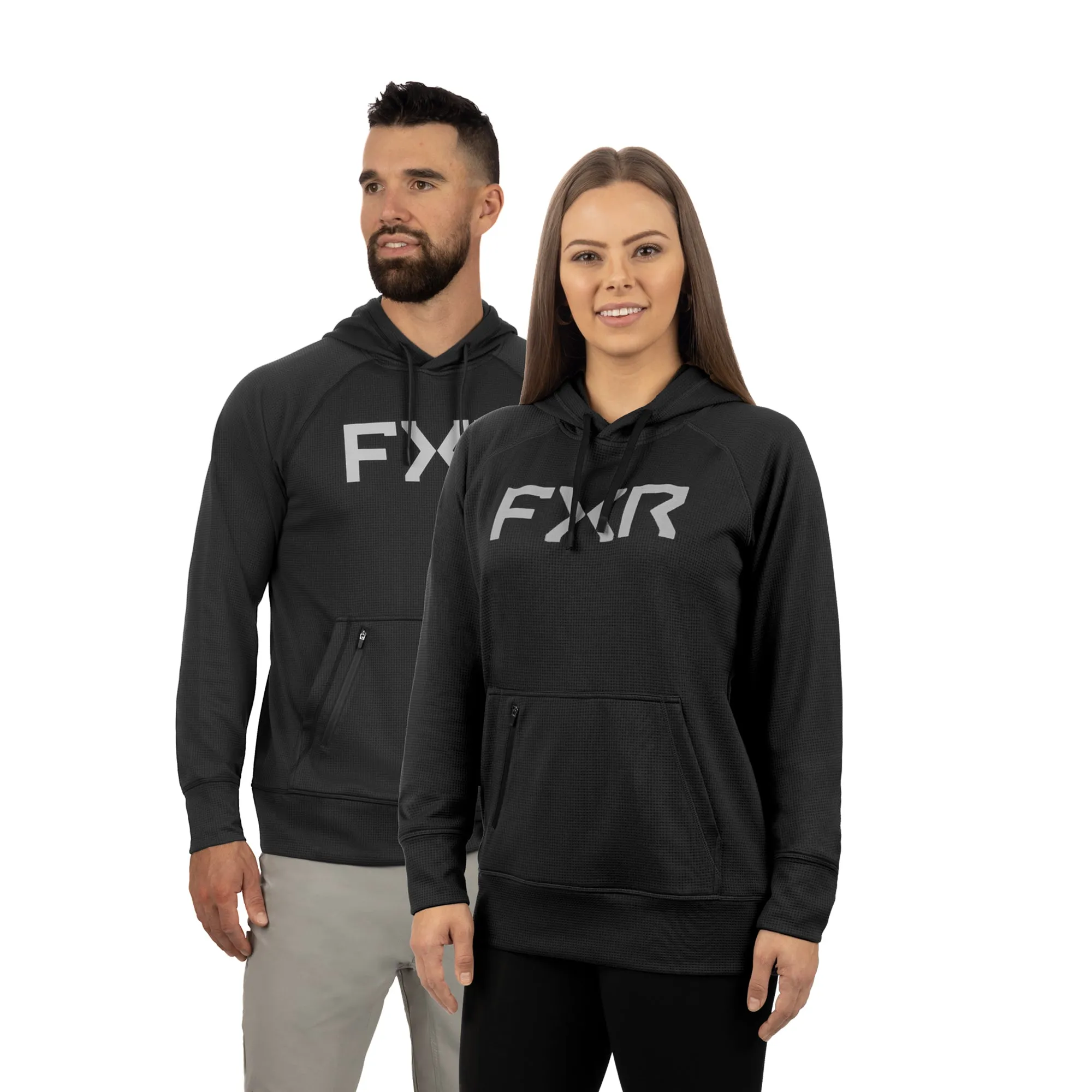 FXR  Pilot UPF Pullover Hoodie Asphalt Polyester DWR SunshieldSweatshirt