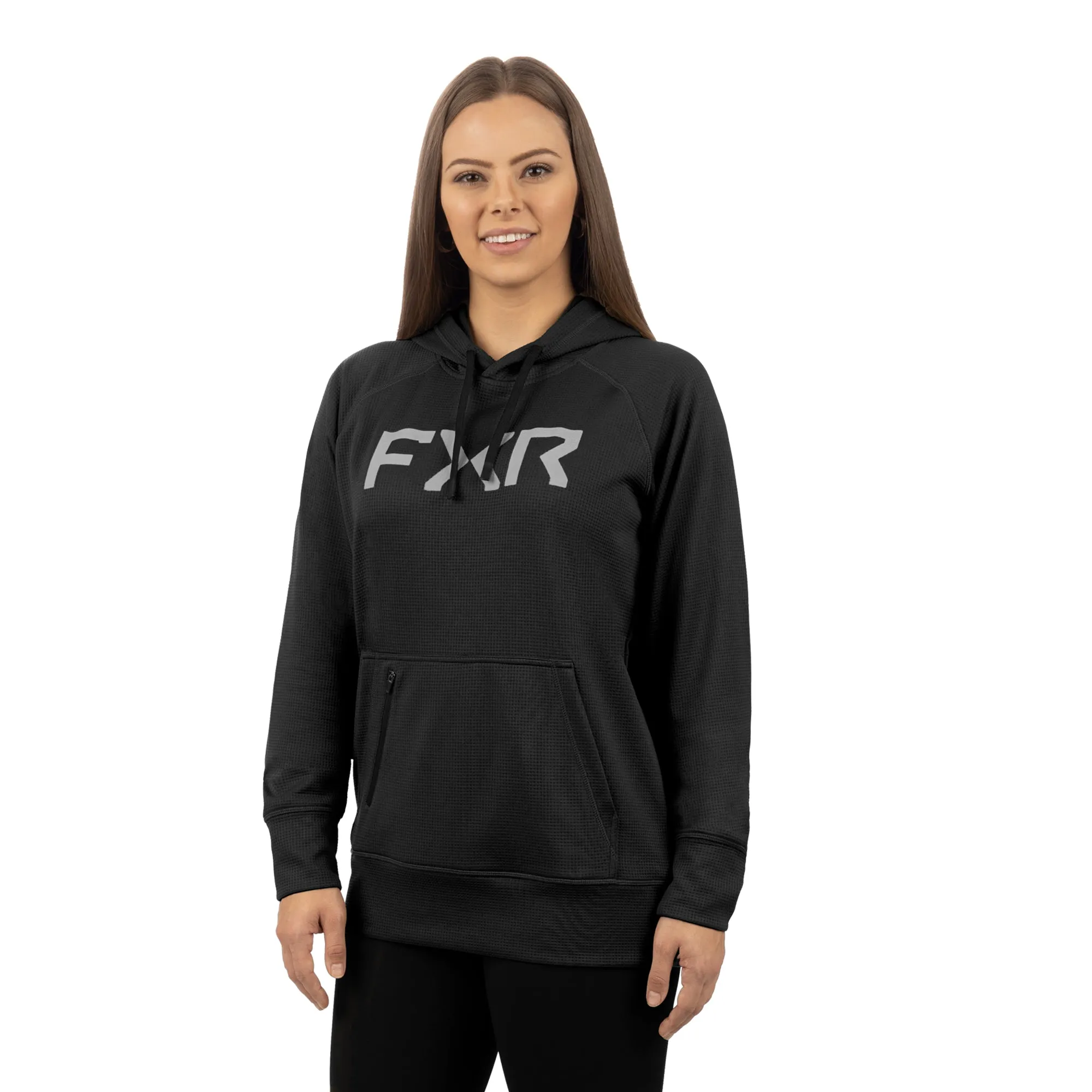 FXR  Pilot UPF Pullover Hoodie Asphalt Polyester DWR SunshieldSweatshirt