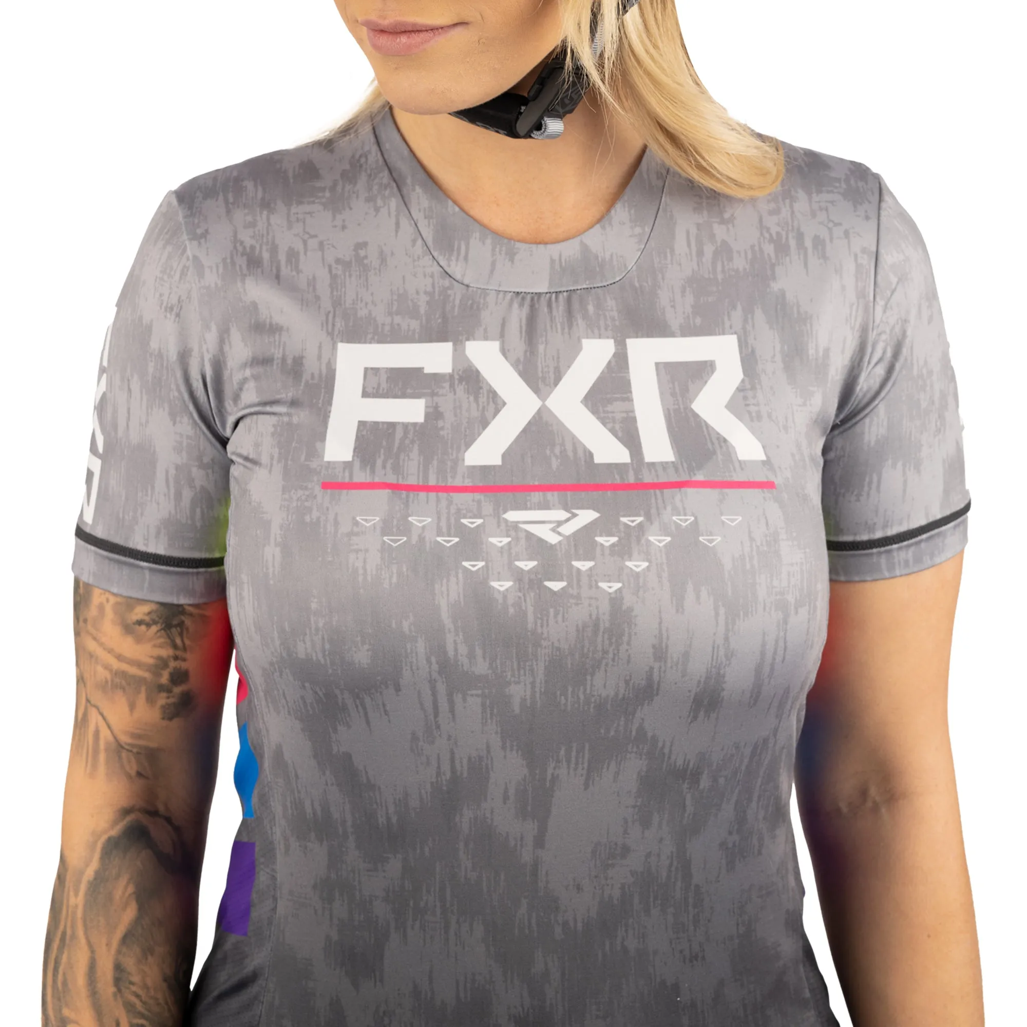 FXR ProFlex UPF Short Sleeve Jersey T-Shirt Grey Fusion