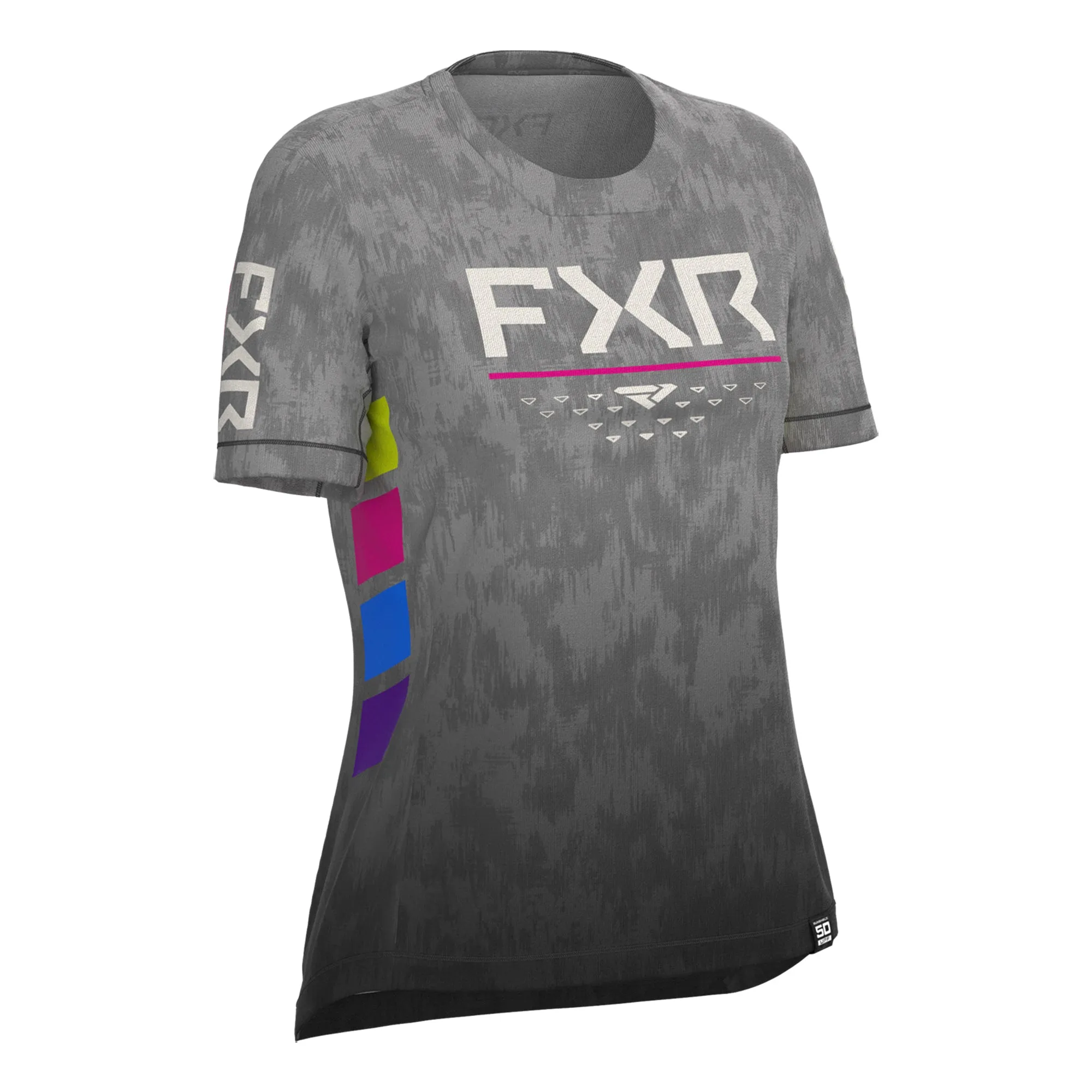 FXR ProFlex UPF Short Sleeve Jersey T-Shirt Grey Fusion