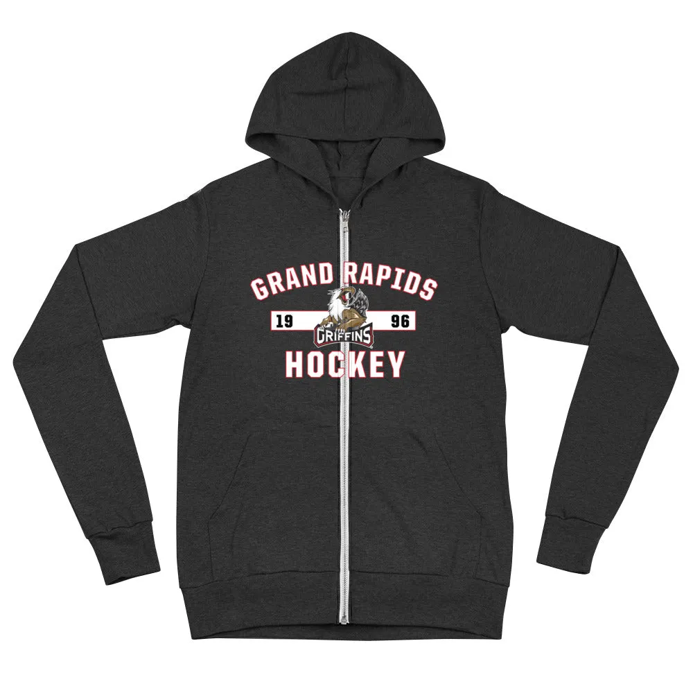 Grand Rapids Griffins Adult Established Full Zip Hoodie