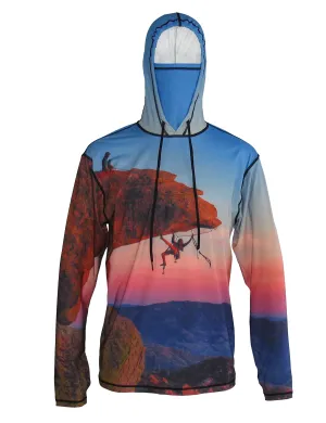 Hang Out Lightweight Mountain Graphic Hoodie