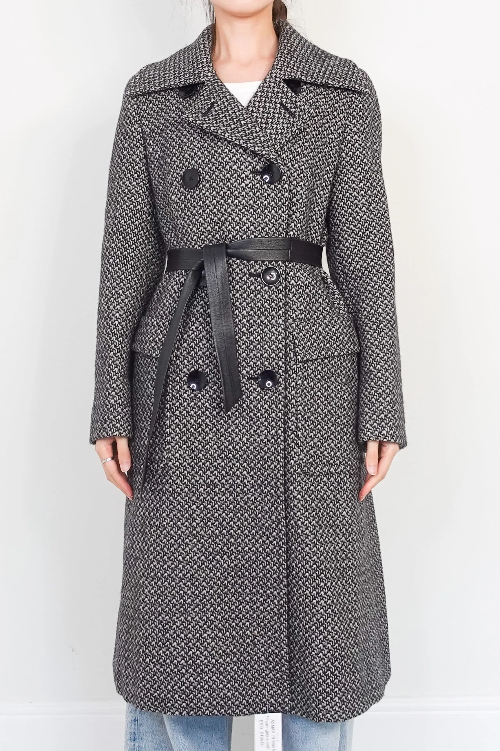 Herringbone Wool Coat RRP £700