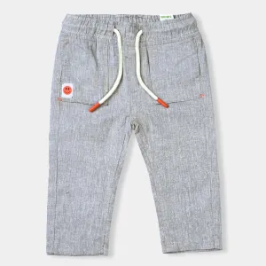 Infant Boys Cotton Pant Awesome - Grey