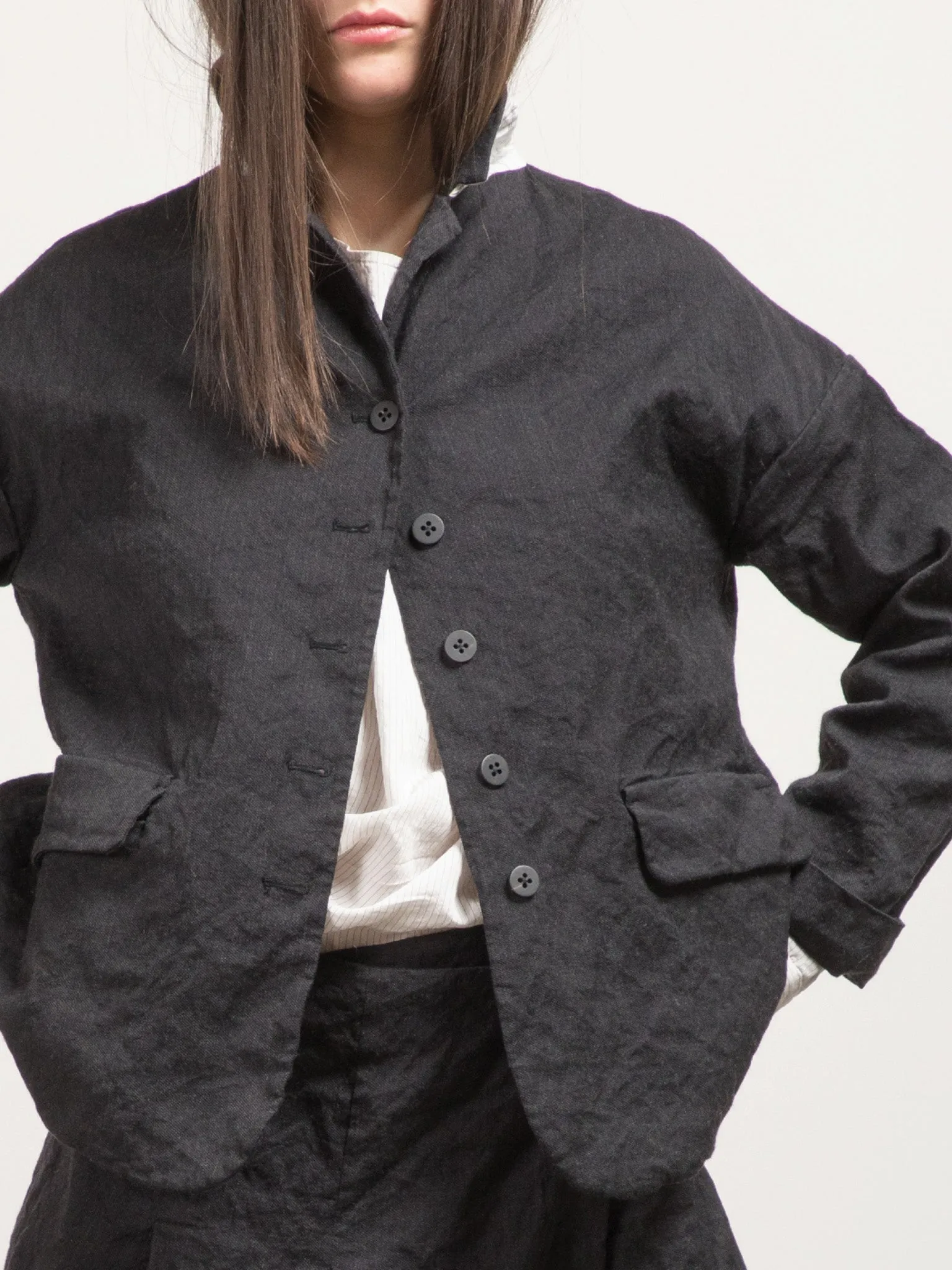 Inox Loose Blazer - Slate