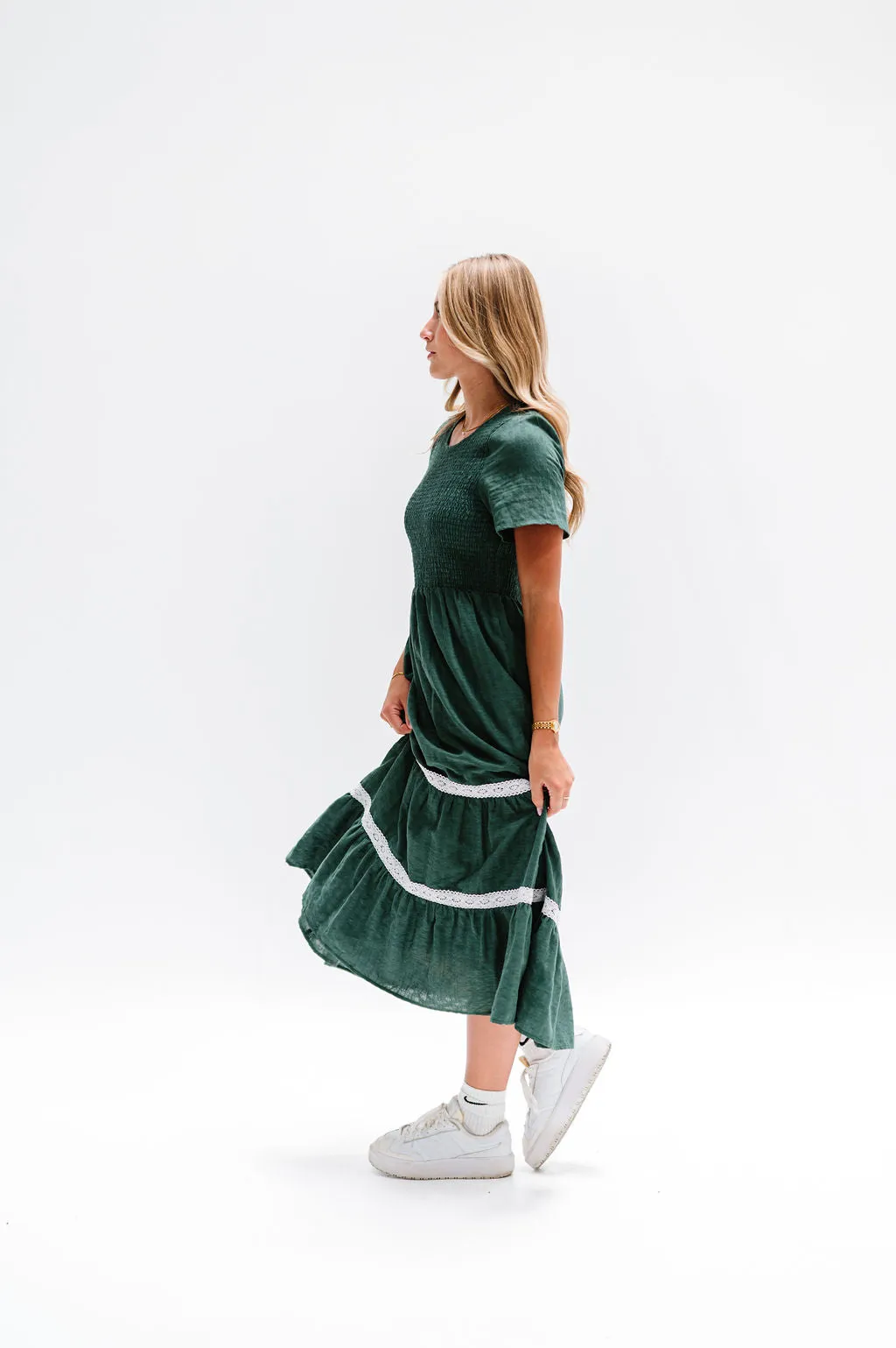 Isla Dress in Green