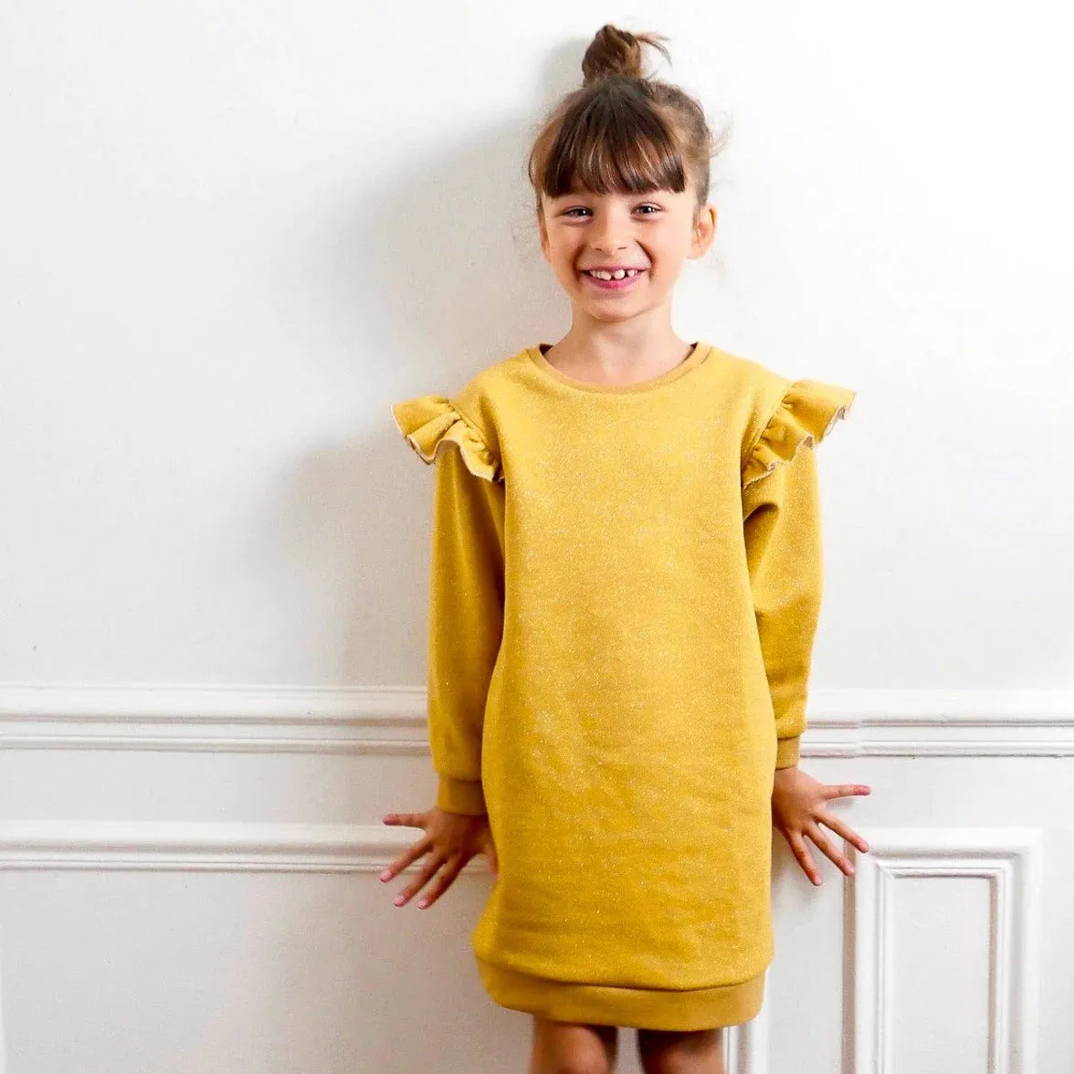 Jasmin Sweatshirt/Dress - Kids - Sewing Pattern | Ikatee