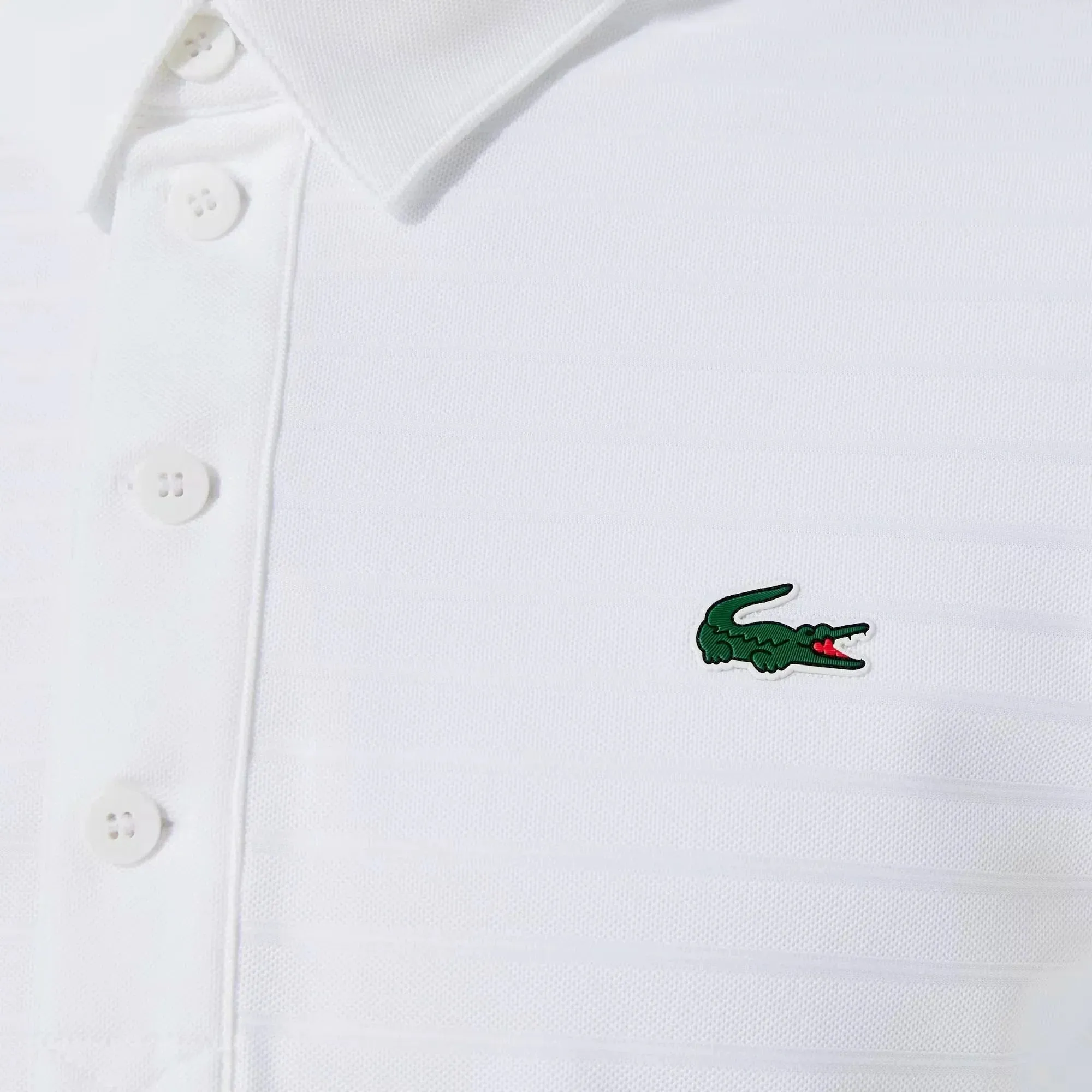 Lacoste SPORT Textured Breathable Golf Polo