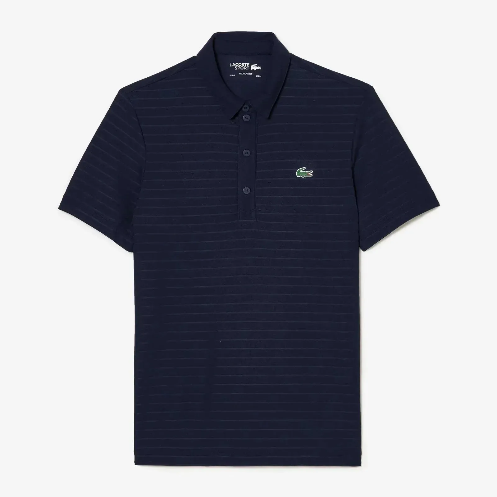 Lacoste SPORT Textured Breathable Golf Polo