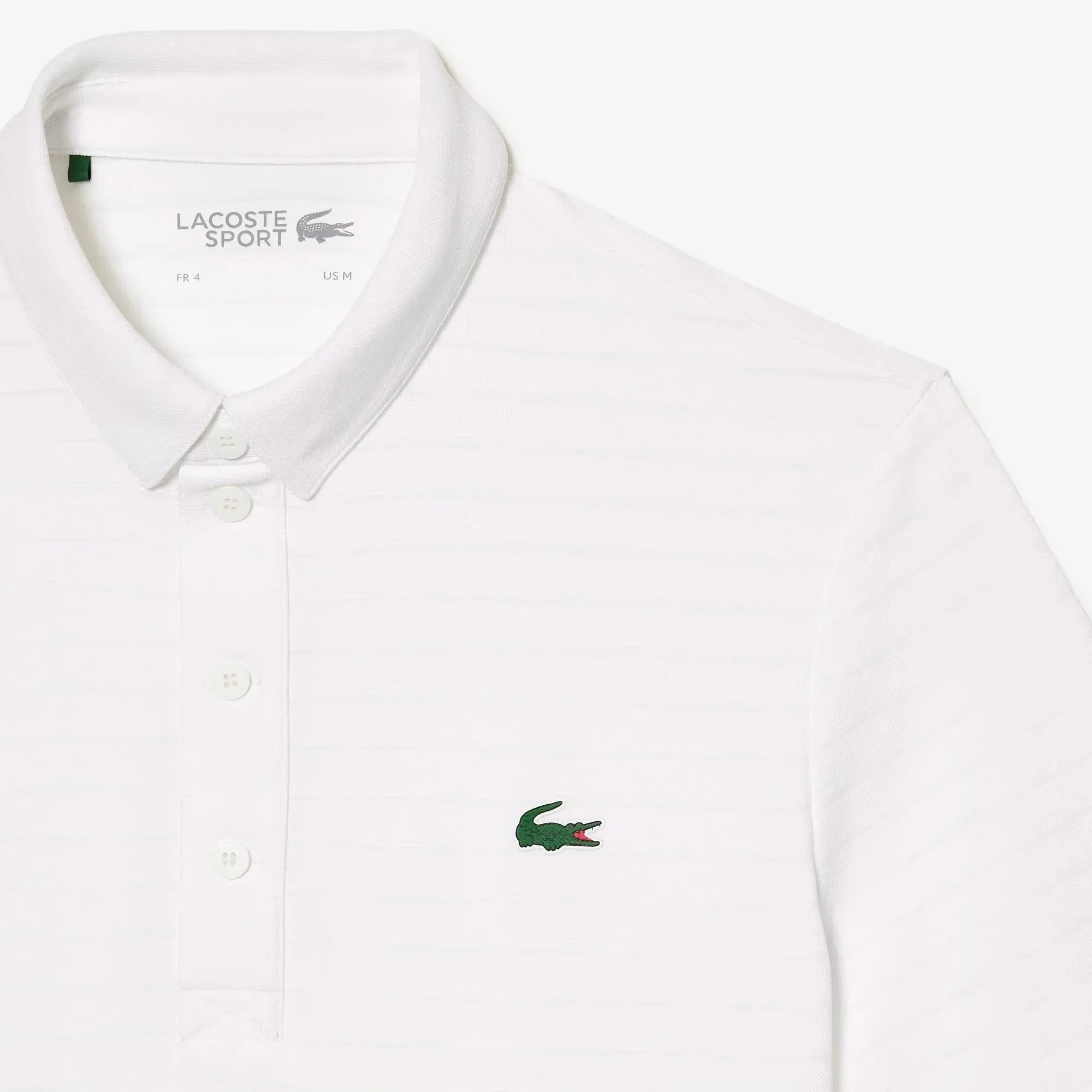 Lacoste SPORT Textured Breathable Golf Polo