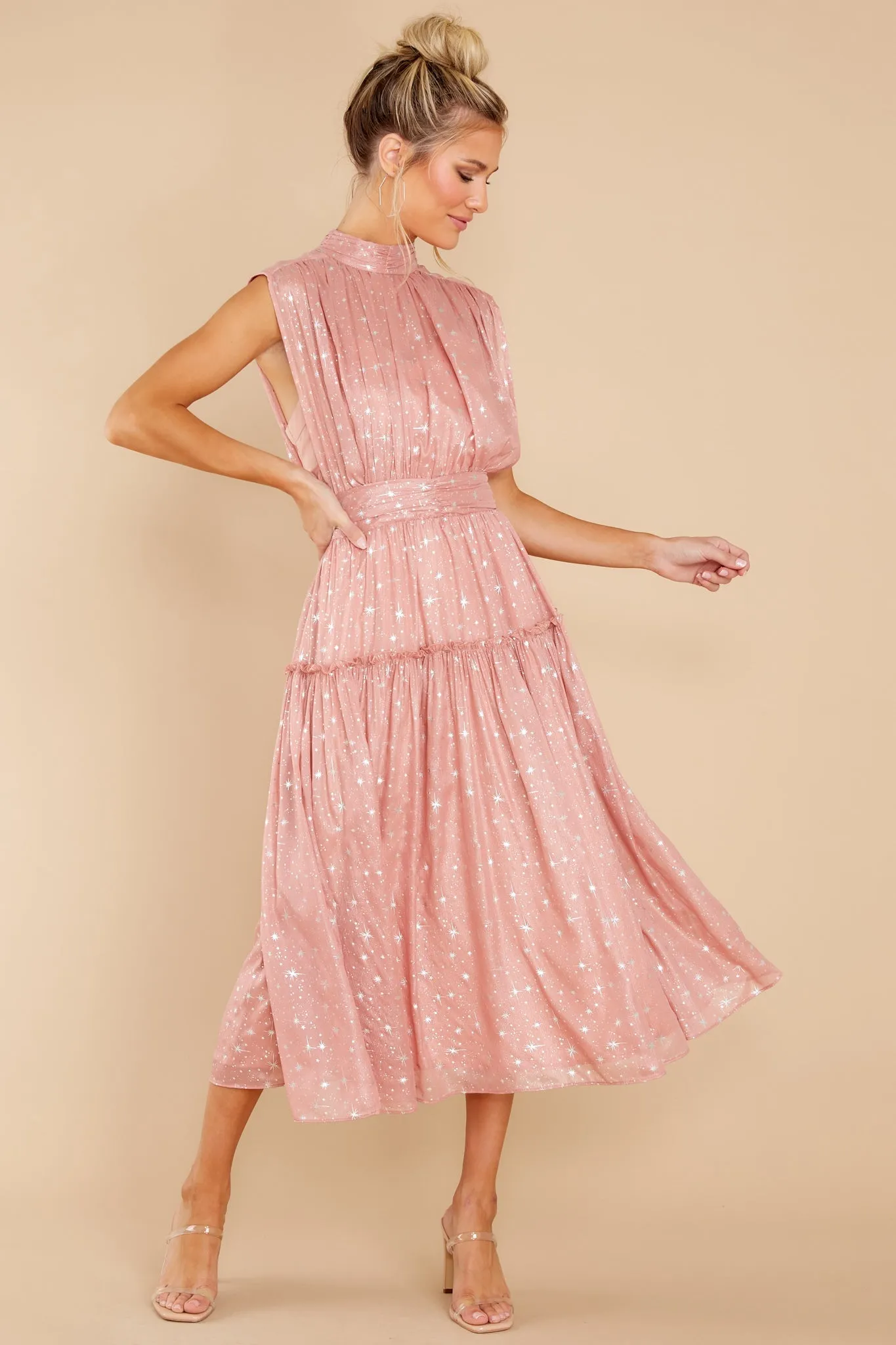 Magical Moments Rose Midi Dress