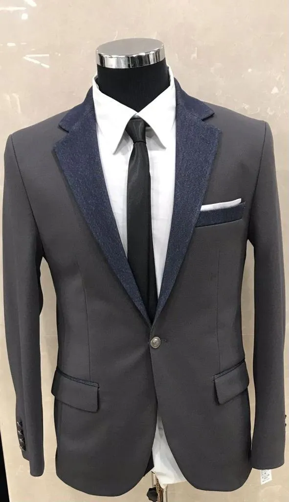 Men's Blazer Slim Fit Two Tone European | 5006