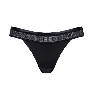 Microfibre tanga [Black]