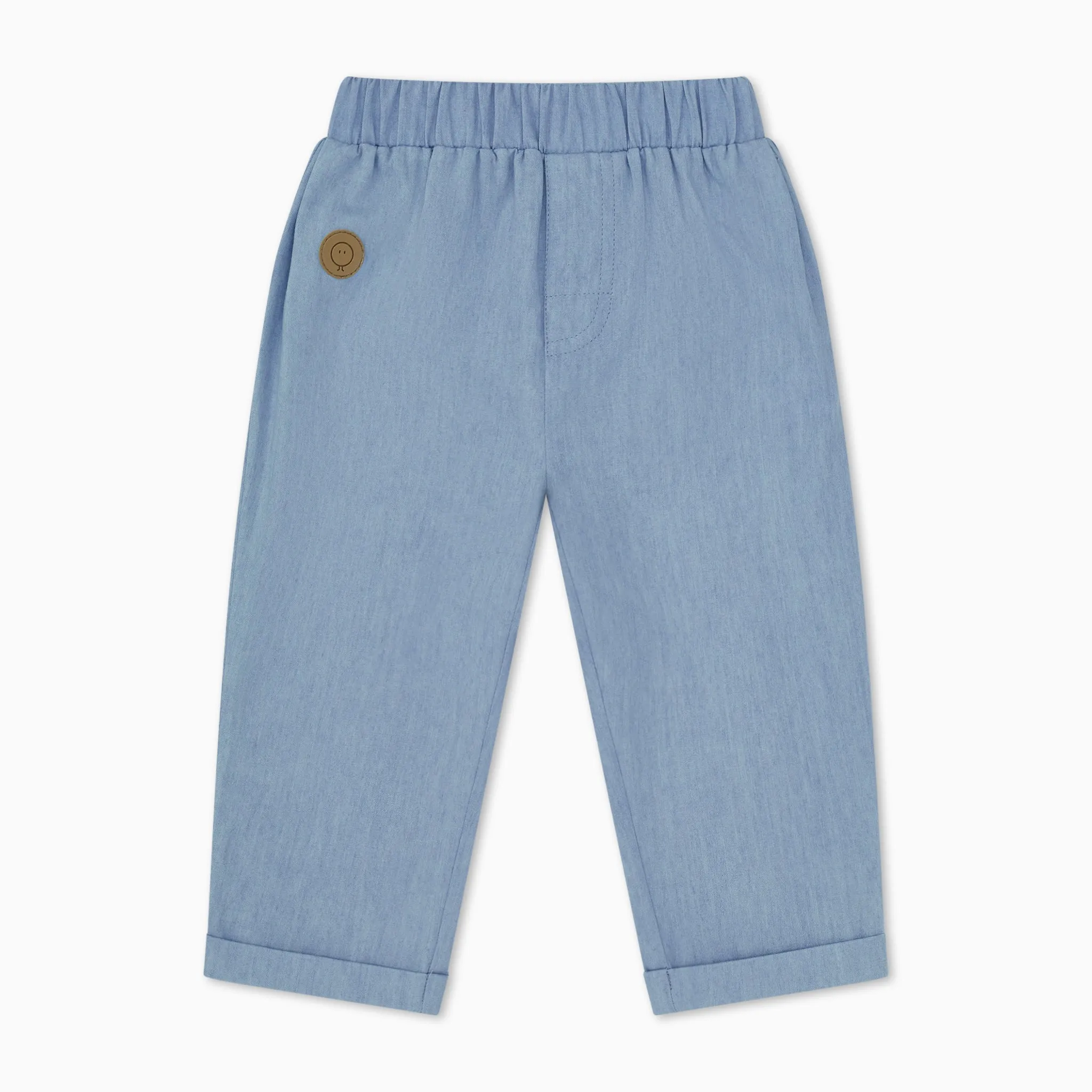 Organic Cotton Chambray Pants