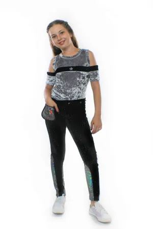 Ori Pants, with Pocketwist™. Glitter stretch