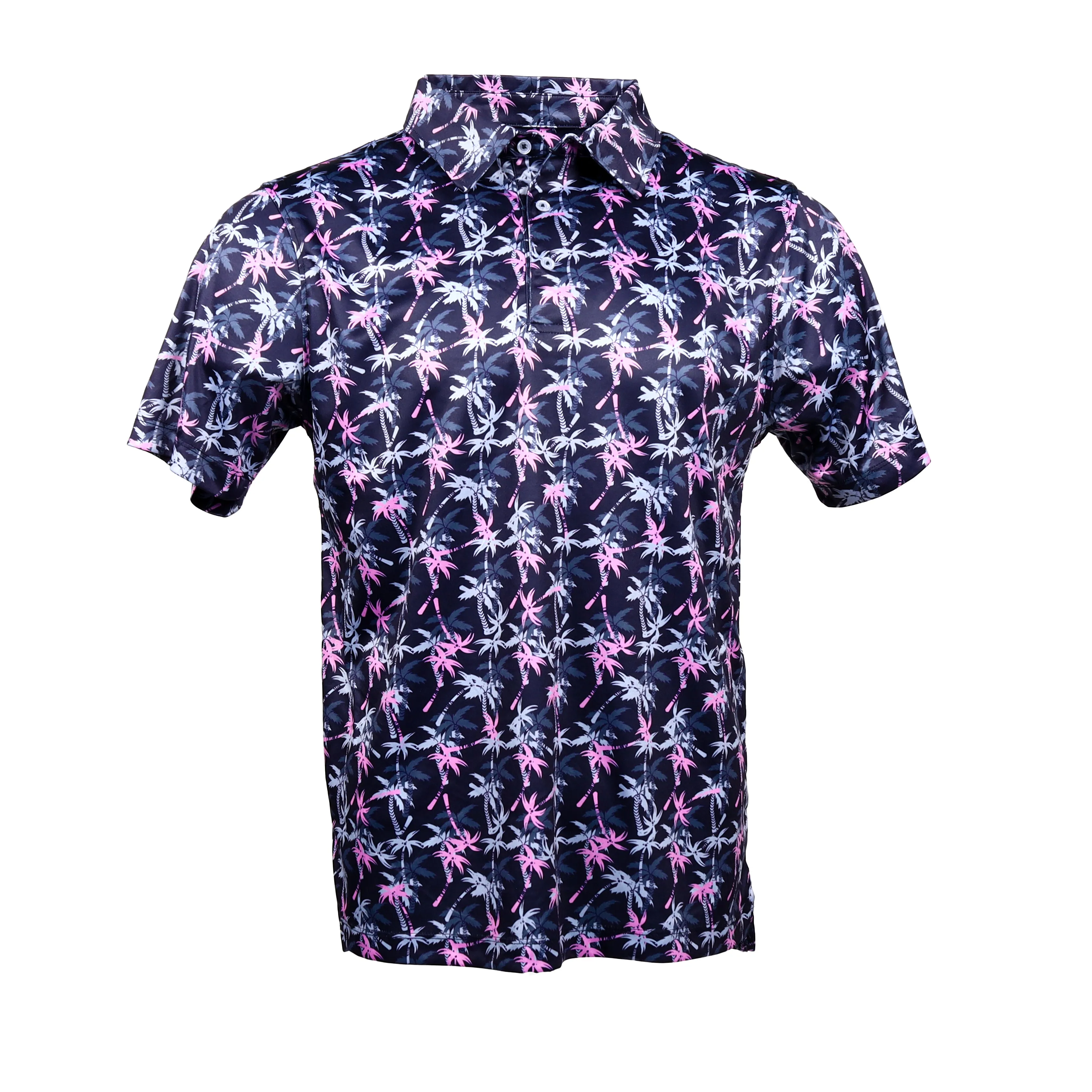 Palmetto - Pink Men's Golf Shirt Polo