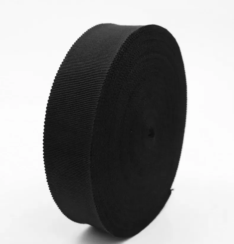 Petersham Ribbon - Black (50 yard Roll)