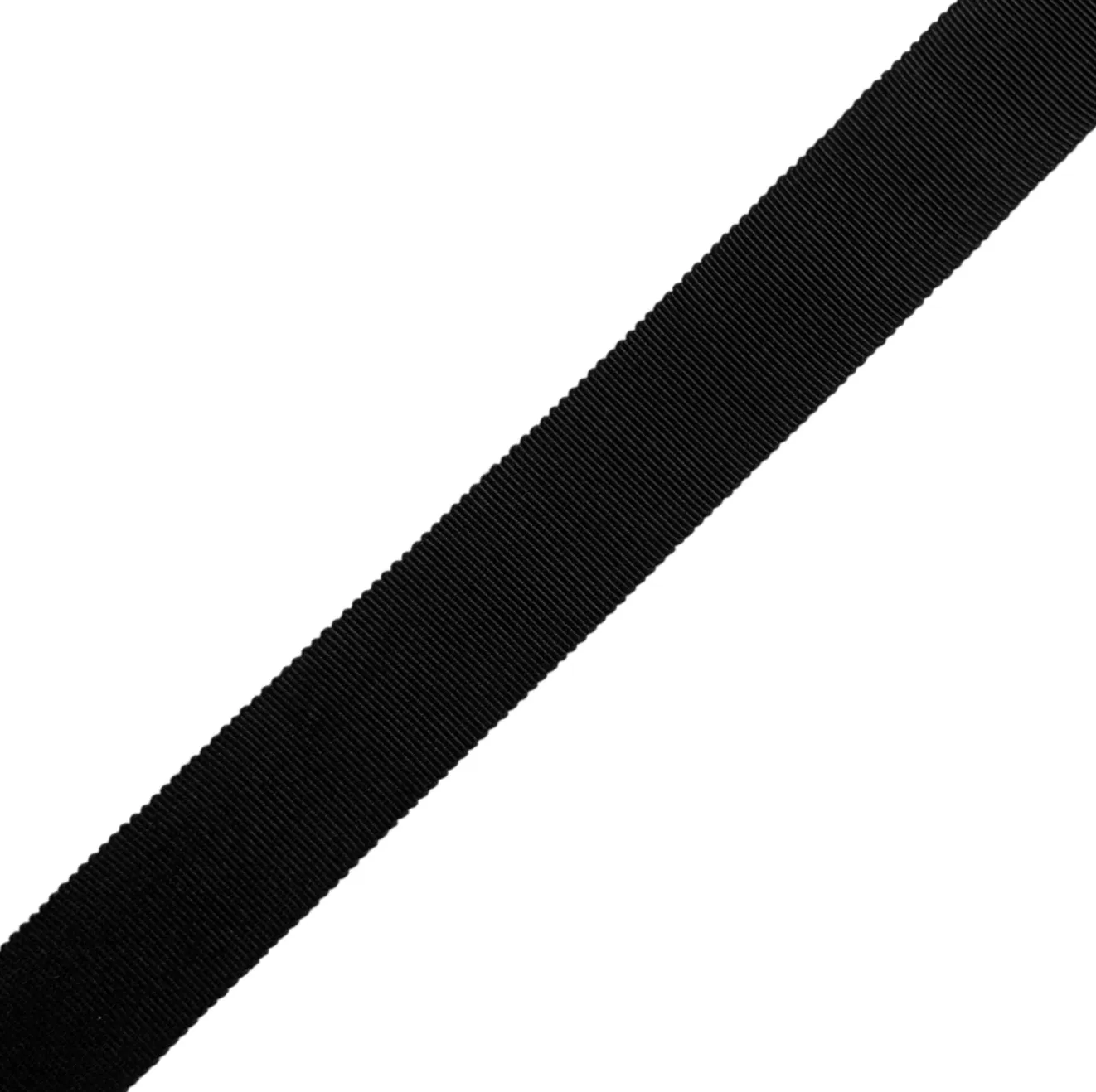 Petersham Ribbon - Black (50 yard Roll)